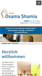 Mobile Screenshot of dr-shamia.de