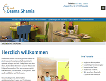Tablet Screenshot of dr-shamia.de